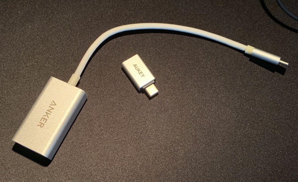 Adattatore da USB-C a USB 3.0 e adattatore per cavo HDMI con porta femmina